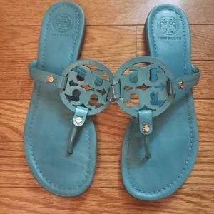 Tory Burch Blue/Green Sandals